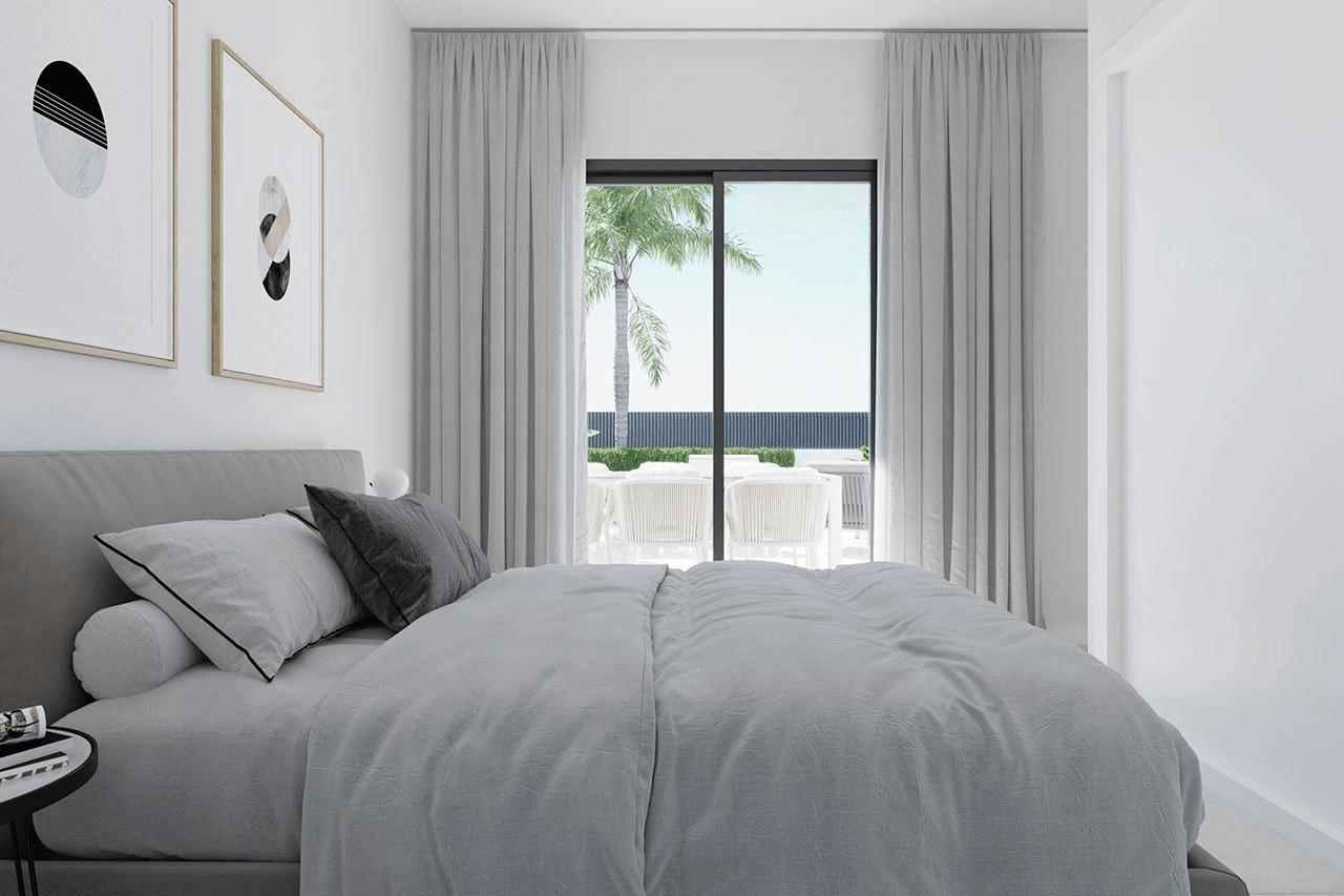 Maisons jumelées modernes de 3 chambres dans un complexe privé avec toit-terrasse et piscine privée