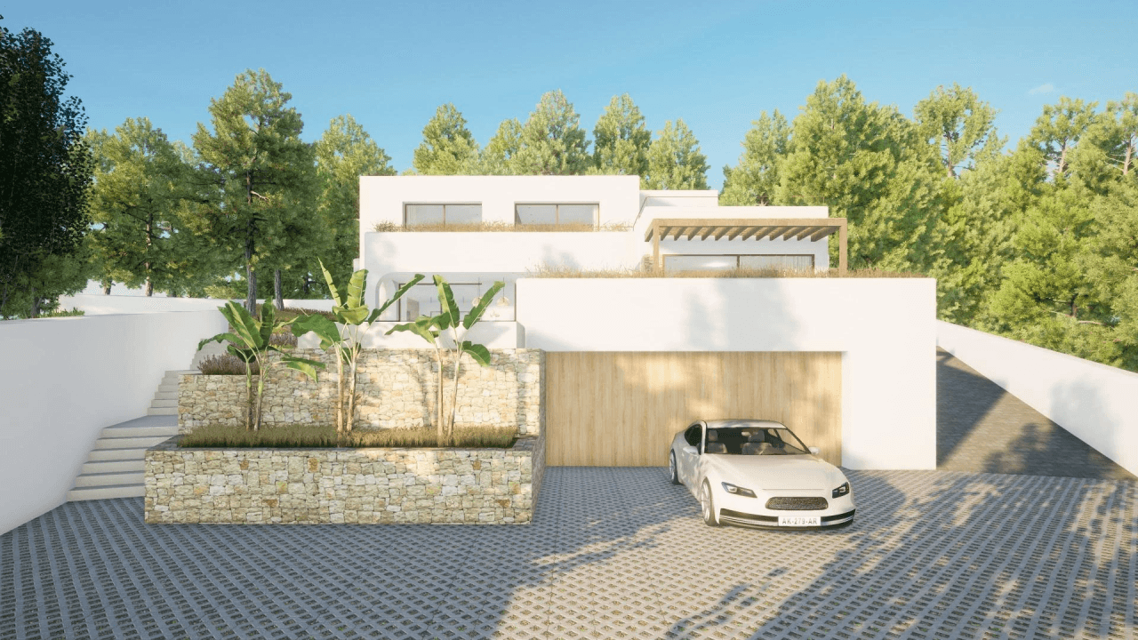 CETTE VILLA EST UN SYMBOLE D’ÉLÉGANCE ET DE MODERNITÉ, AVEC UNE VUE INCOMPARABLE SUR LA MER.