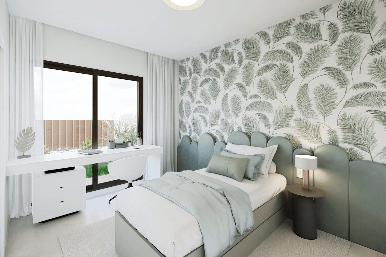 Villas de 3 dormitorios y 3 baños con solárium, parking privado subterráneo y piscina comunitaria junto a Serena Golf