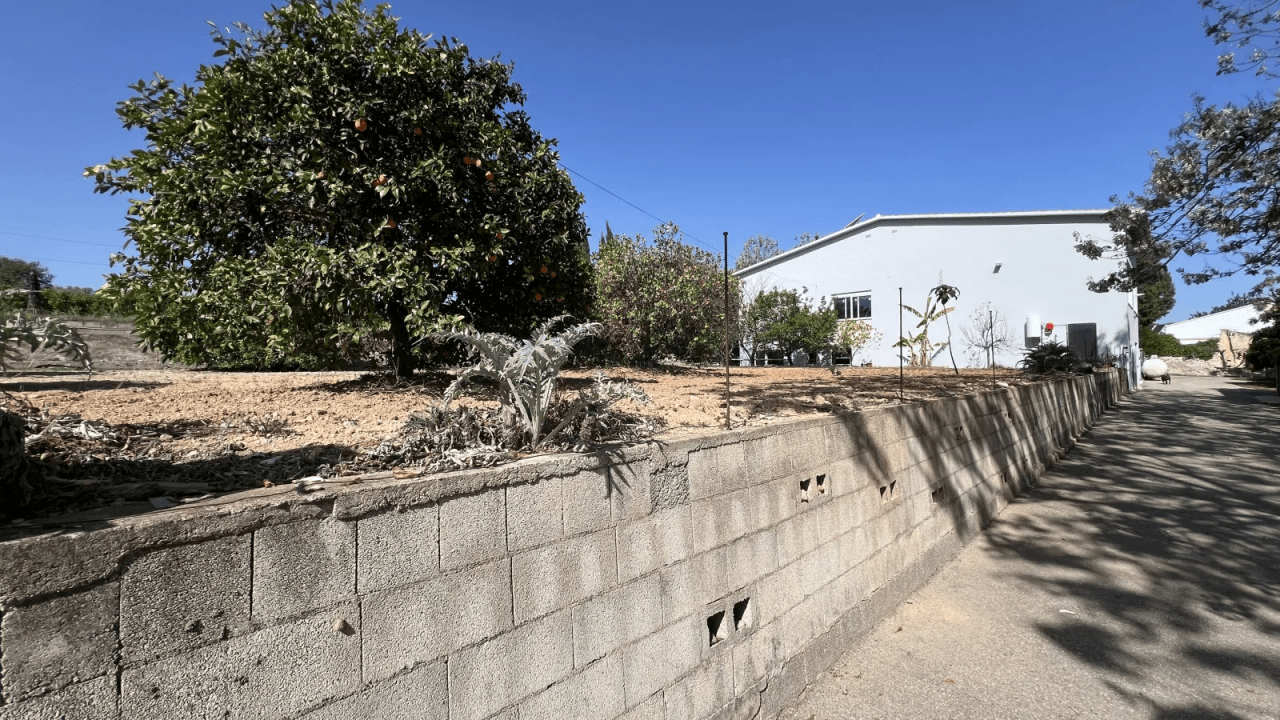 Entrepôt avec terrain de 12 000 m² et appartement