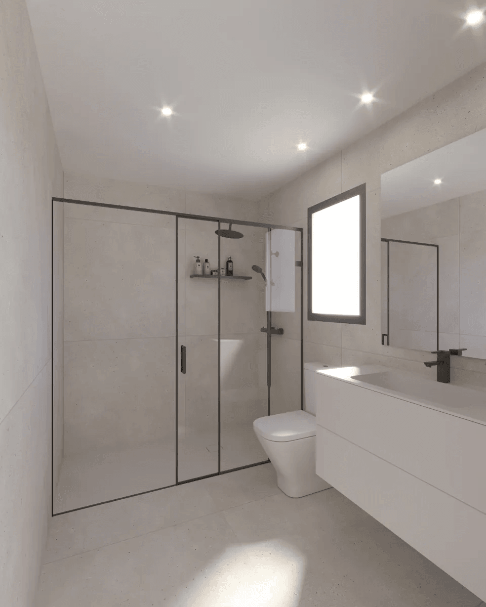 Superbe appartement de 3 chambres avec garage, débarras, piscine commune et bien plus encore.
