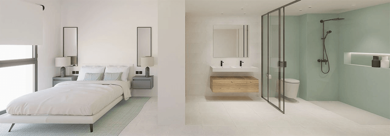 Appartements de 2 chambres au rez-de-chaussée avec piscine communautaire à seulement 300 m de la mer
