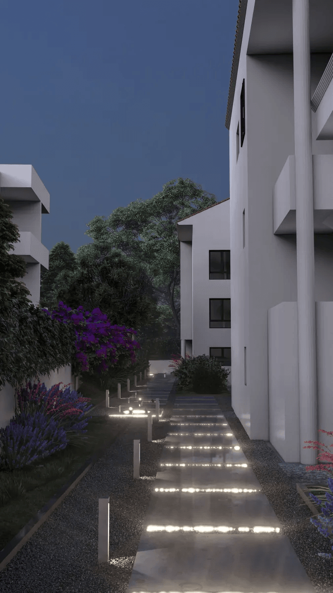 Superbe appartement de 2 chambres avec garage, débarras, piscine commune et bien plus encore.