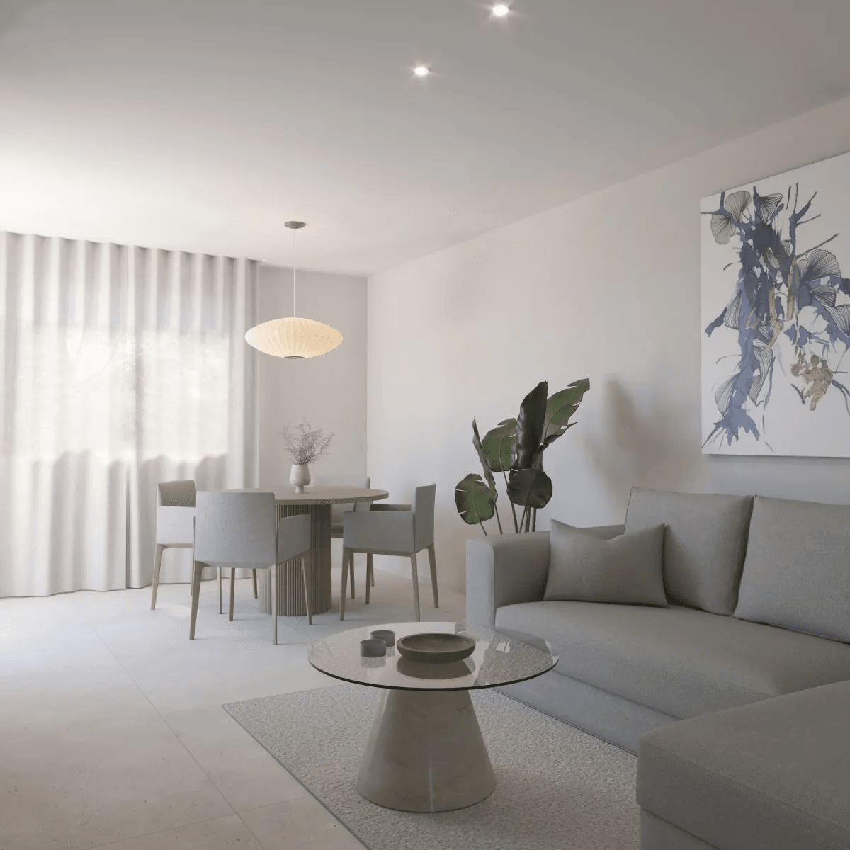 Superbe appartement de 2 chambres avec garage, débarras, piscine commune et bien plus encore.
