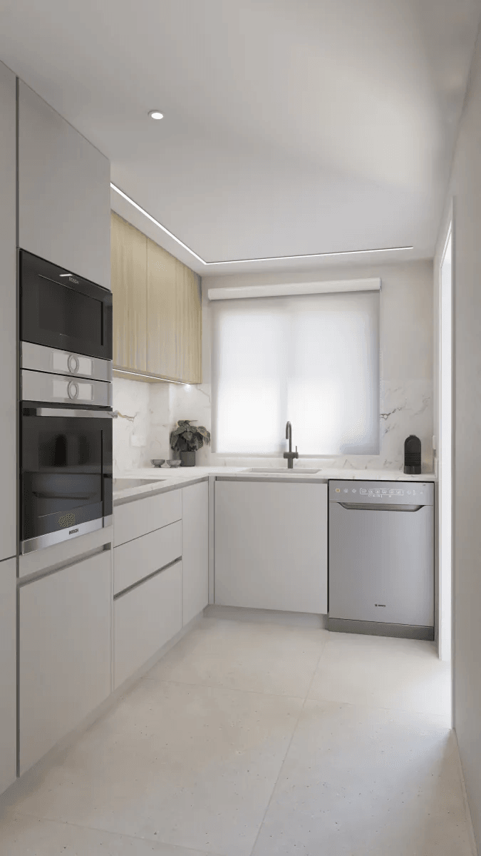 Superbe appartement de 2 chambres avec garage, débarras, piscine commune et bien plus encore.