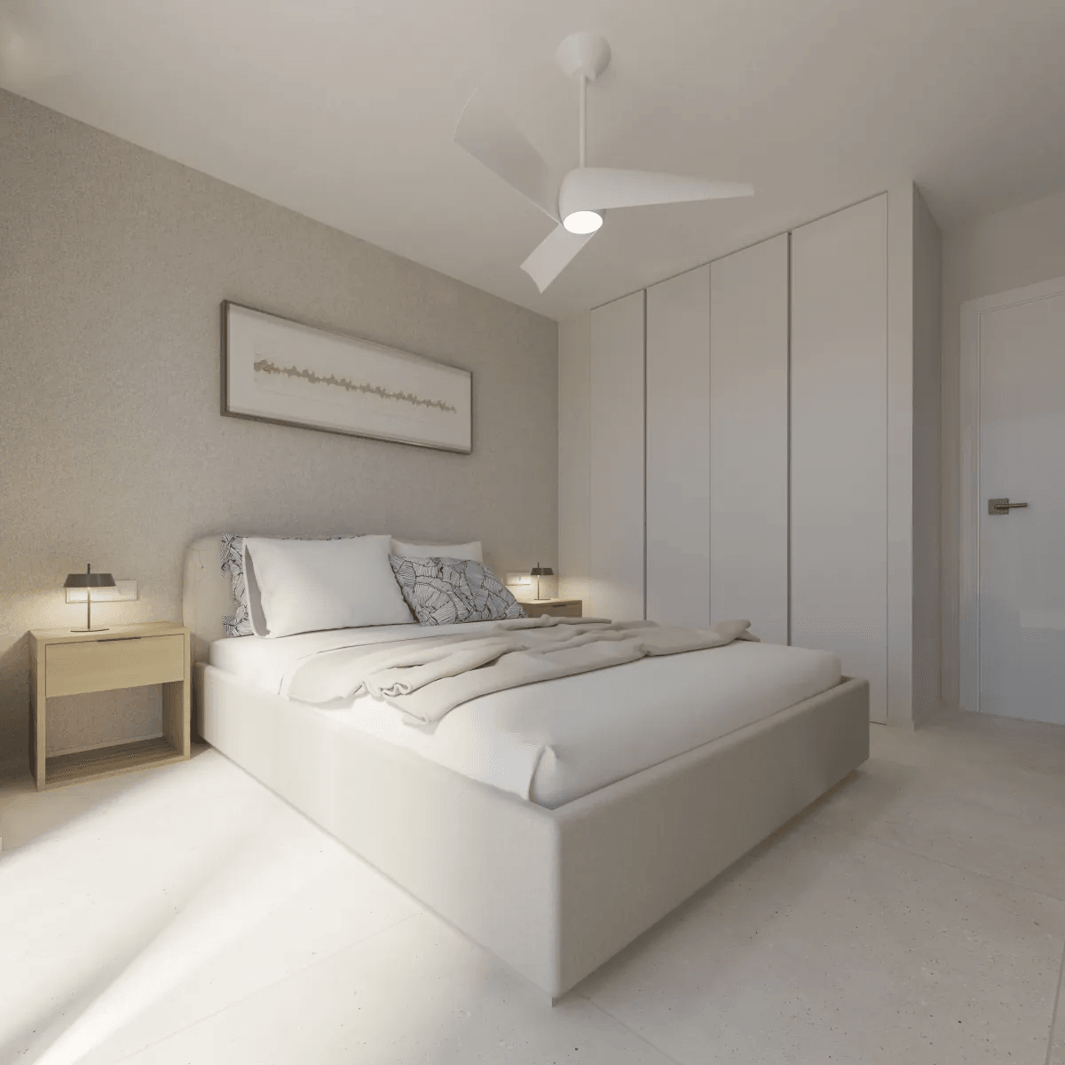 Superbe appartement de 3 chambres avec garage, débarras, piscine commune et bien plus encore.