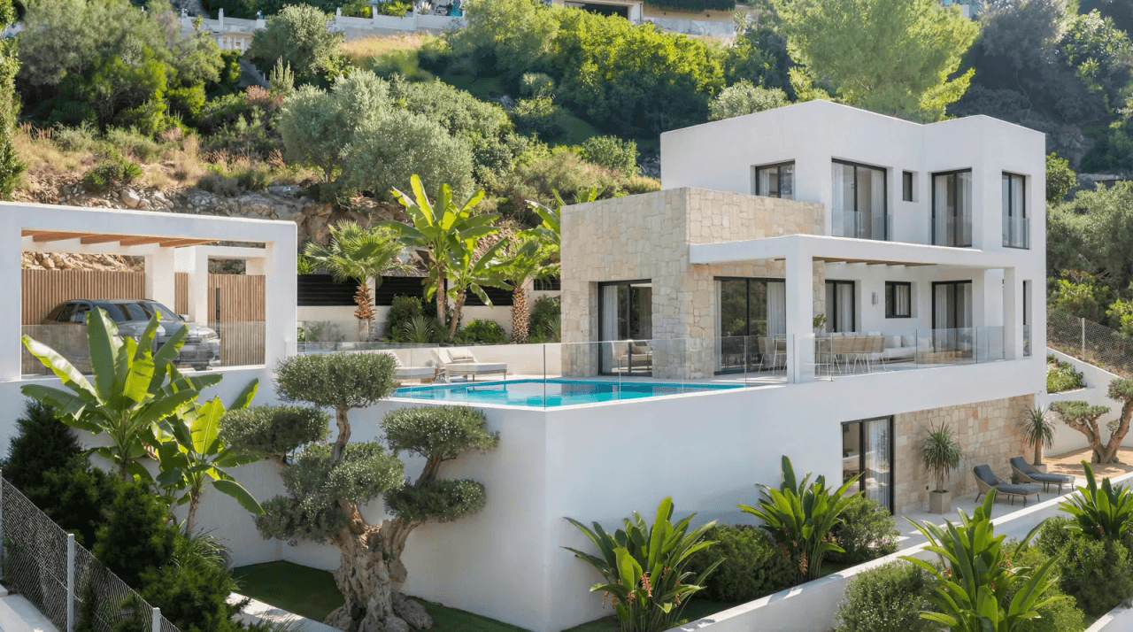 Villa neuve de 4 chambres et 4 salles de bains
