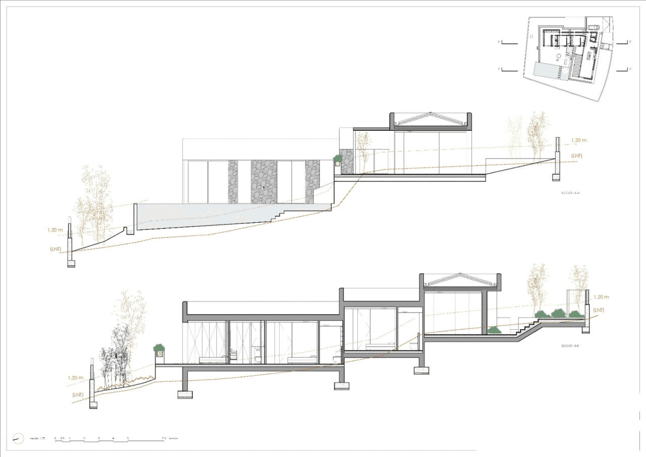 Projet de villa moderne avec vue sur la montagne et piscine à vendre à Javea