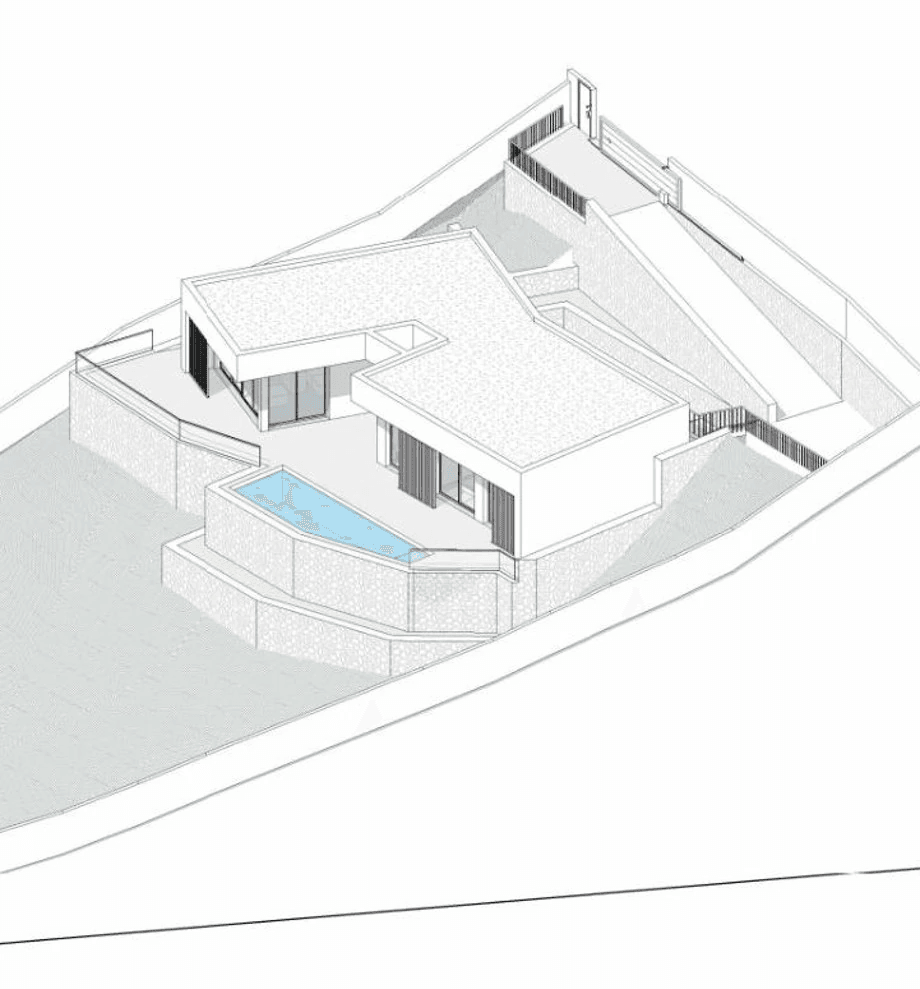 Villa moderne de style ibicain à Pedreguer