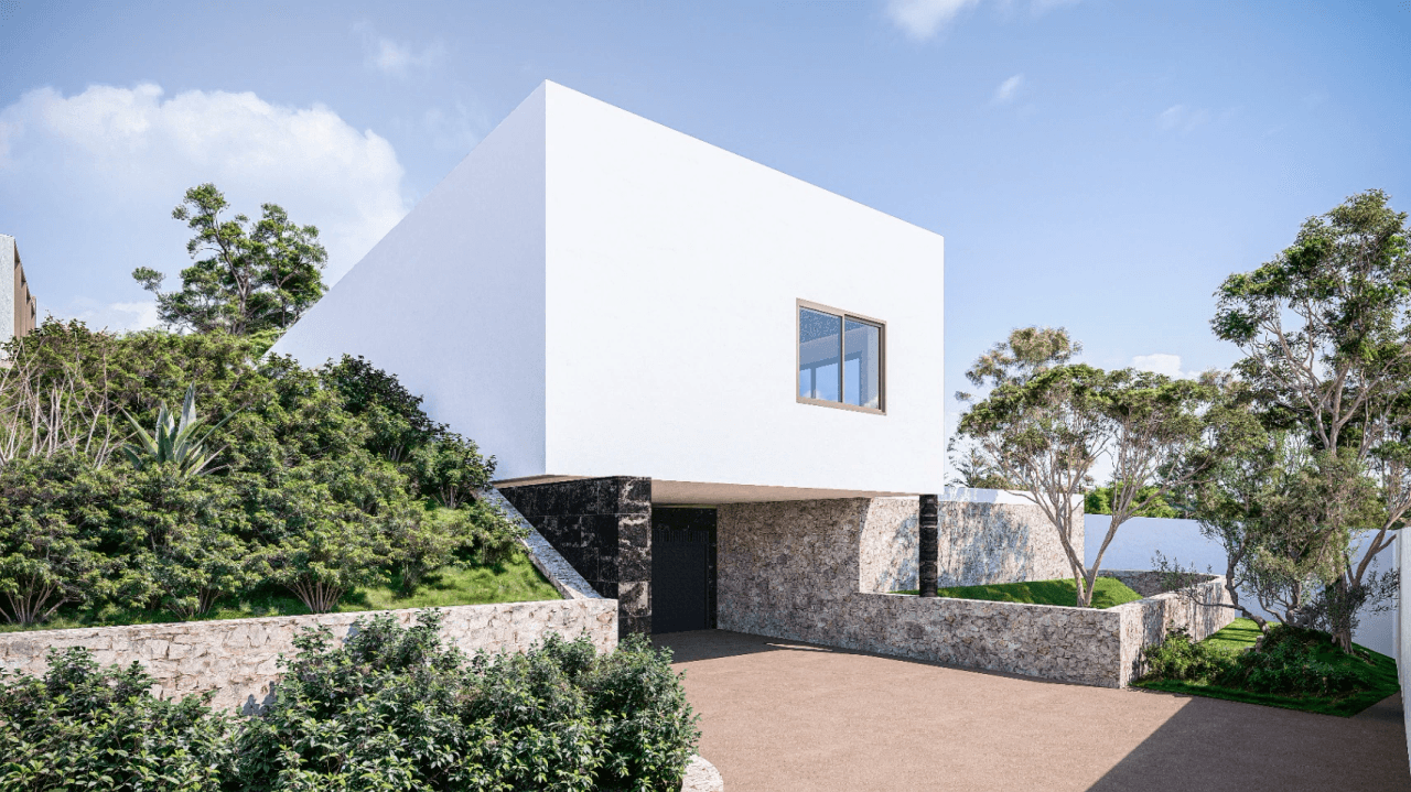 Villa Familiale Moderne à Vendre à Javea avec Double Garage et Jardin