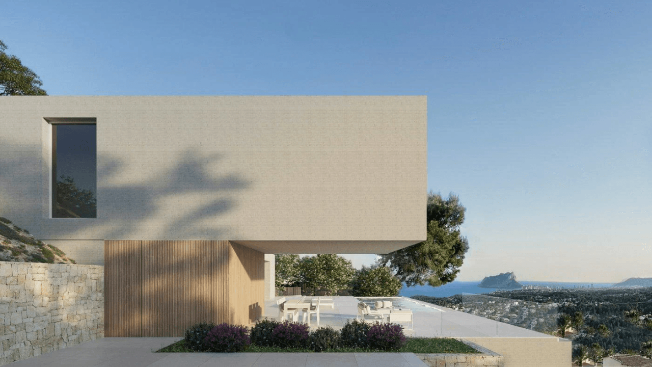 VILLA À BENISSA AVEC VUE SUR LA MER