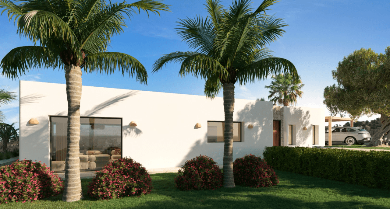 Projet de villa moderne avec vue sur la montagne et piscine à vendre à Javea