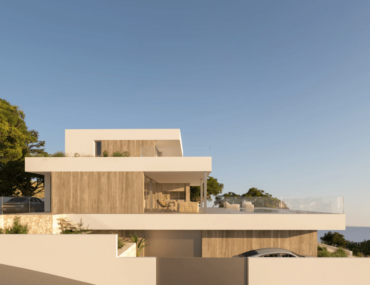 Villa de luxe neuve avec vue panoramique sur la mer à Cumbre del Sol