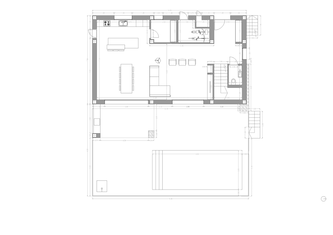 À vendre : Spacieux chalet avec 3 chambres et piscine