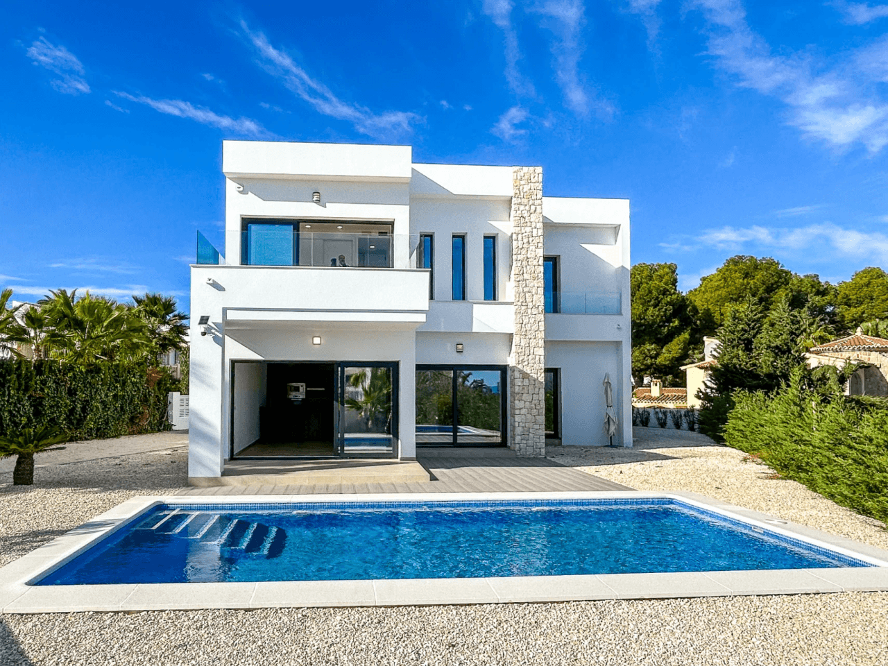 Villa neuve à Benissa avec piscine privée et vue sur la mer