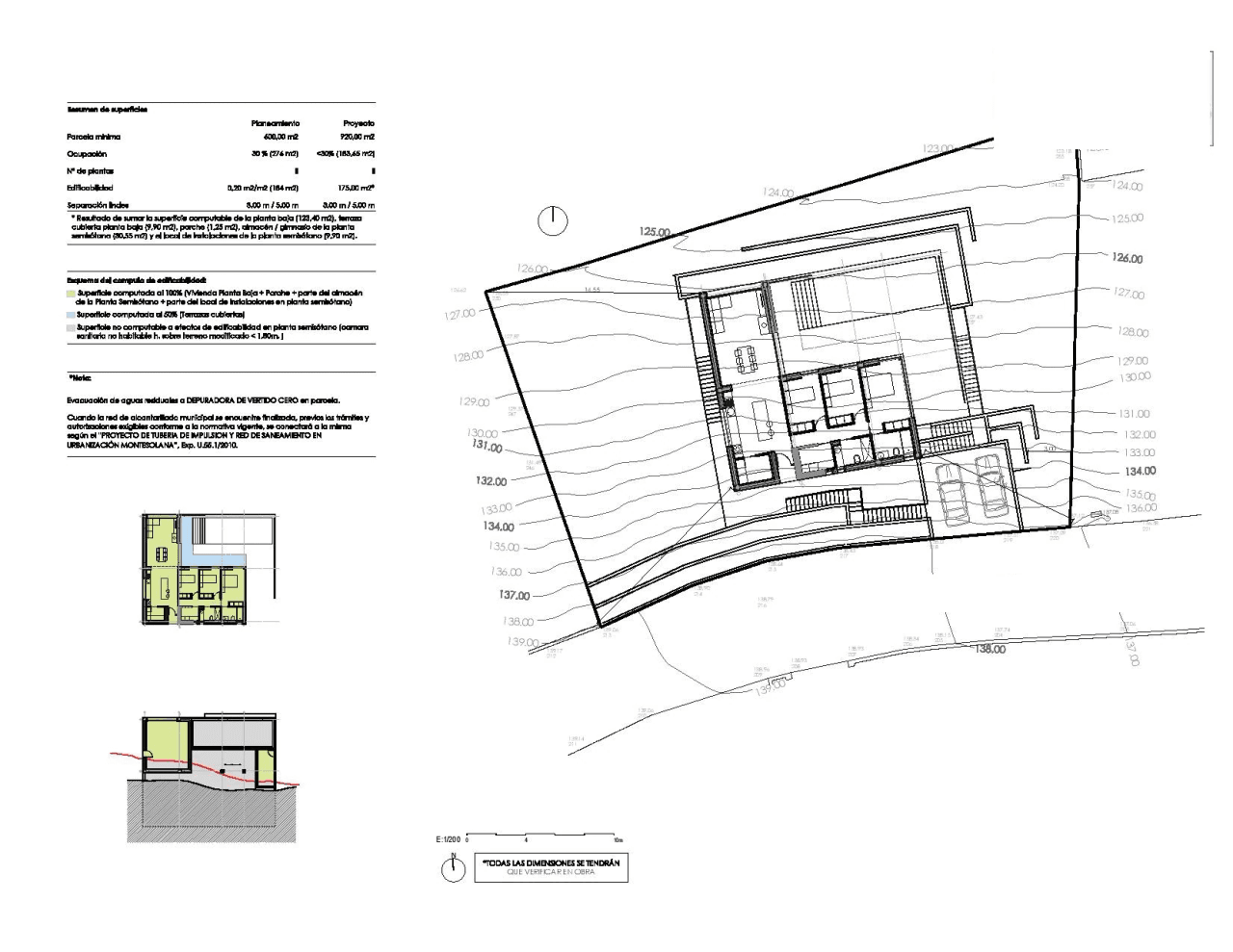 Projet de villa de plain-pied avec permis à vendre à Pedreguer
