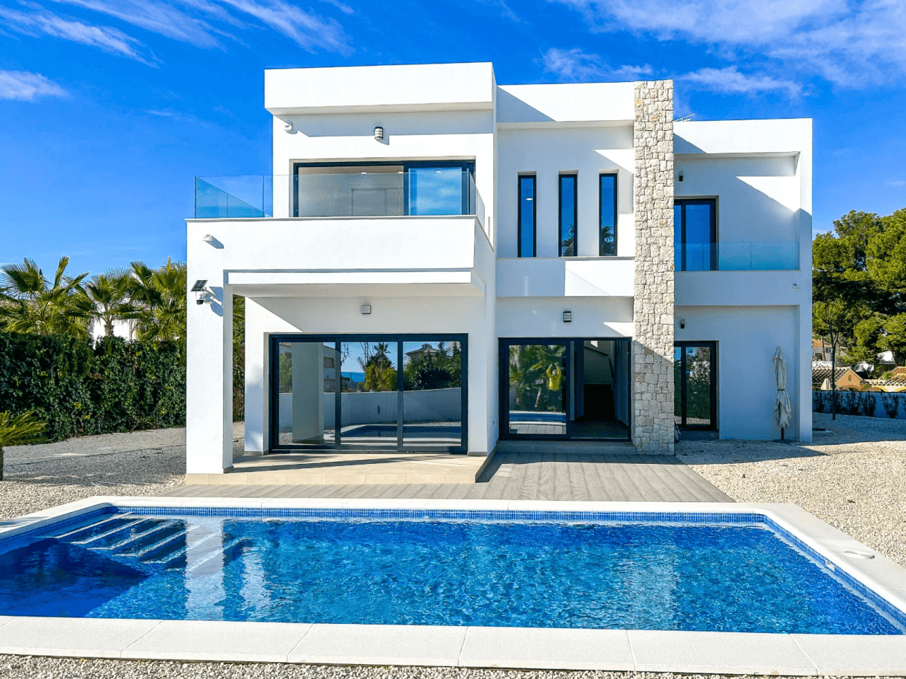 Villa neuve à Benissa avec piscine privée et vue sur la mer