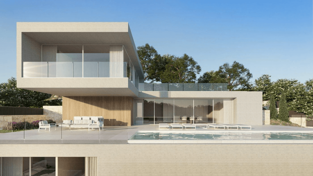 VILLA À BENISSA AVEC VUE SUR LA MER
