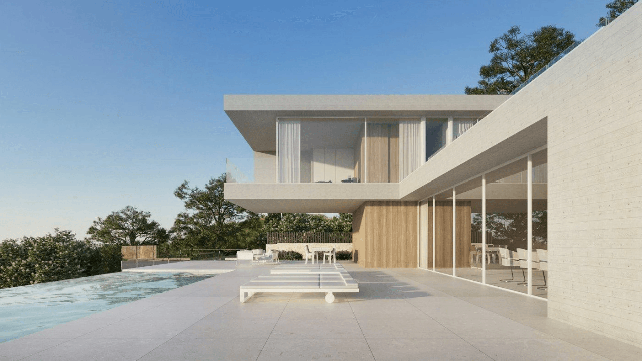 VILLA À BENISSA AVEC VUE SUR LA MER