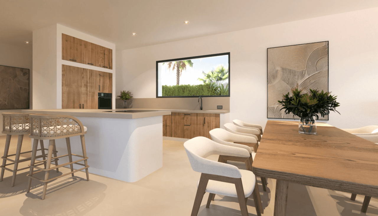 Projet de villa moderne avec vue sur la montagne et piscine à vendre à Javea