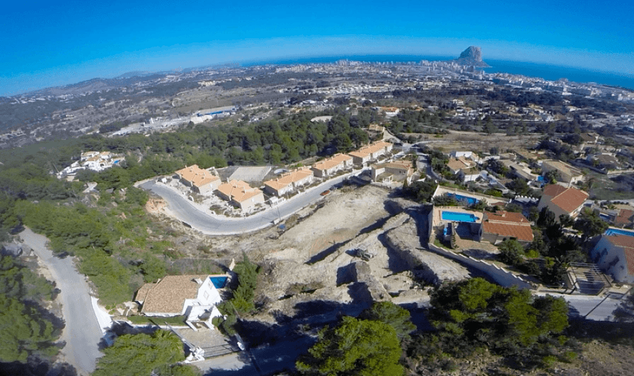 Building plot with seaview for sale in Calpe