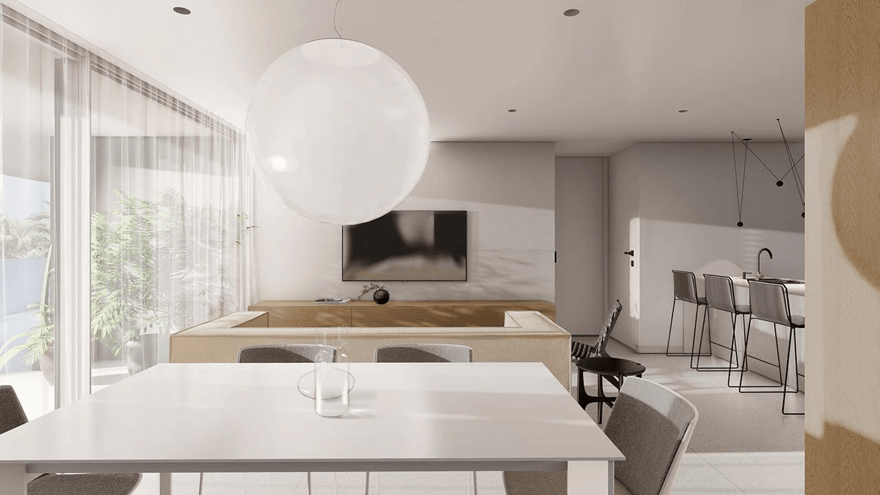 Penthouses de 2 chambres et 2 salles de bain dans un complexe privé avec piscine communautaire et SPA