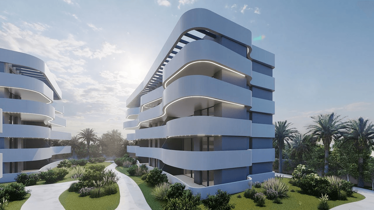 Penthouses de 2 chambres et 2 salles de bain dans un complexe privé avec piscine communautaire et SPA