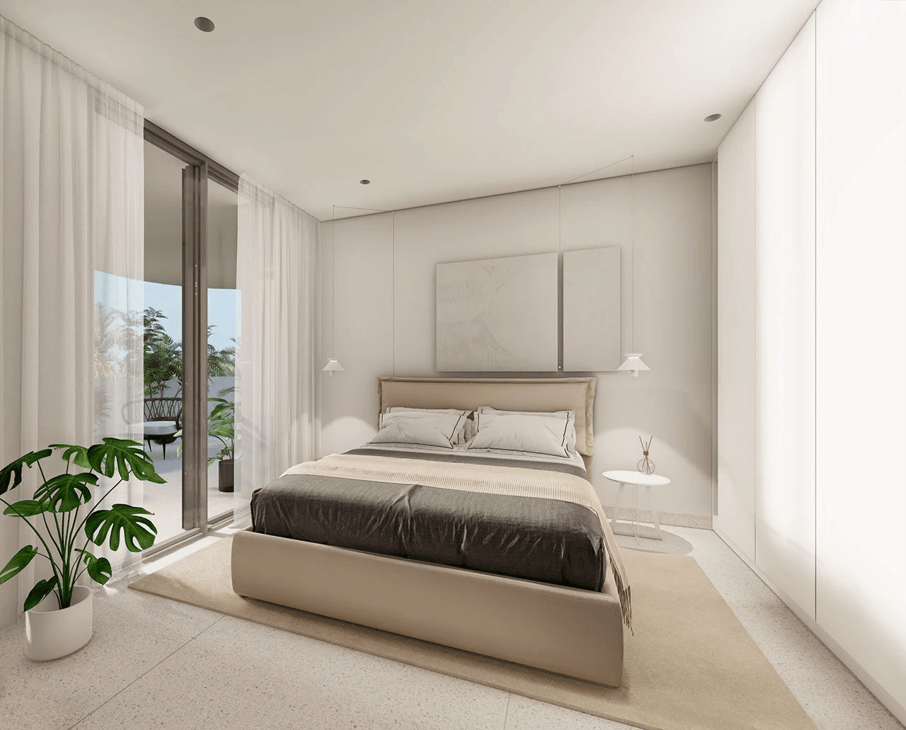 Penthouses de 2 chambres et 2 salles de bain dans un complexe privé avec piscine communautaire et SPA