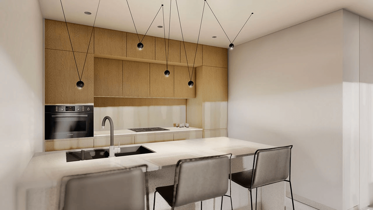 Penthouses de 2 chambres et 2 salles de bain dans un complexe privé avec piscine communautaire et SPA