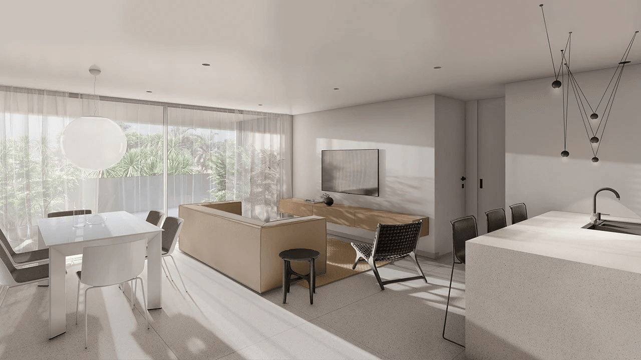 Penthouses de 2 chambres et 2 salles de bain dans un complexe privé avec piscine communautaire et SPA