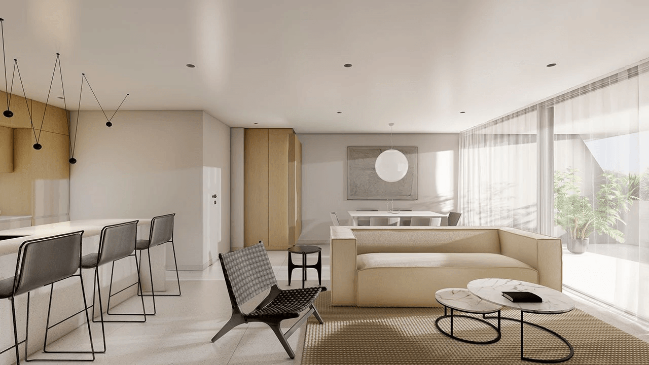 Penthouses de 2 chambres et 2 salles de bain dans un complexe privé avec piscine communautaire et SPA