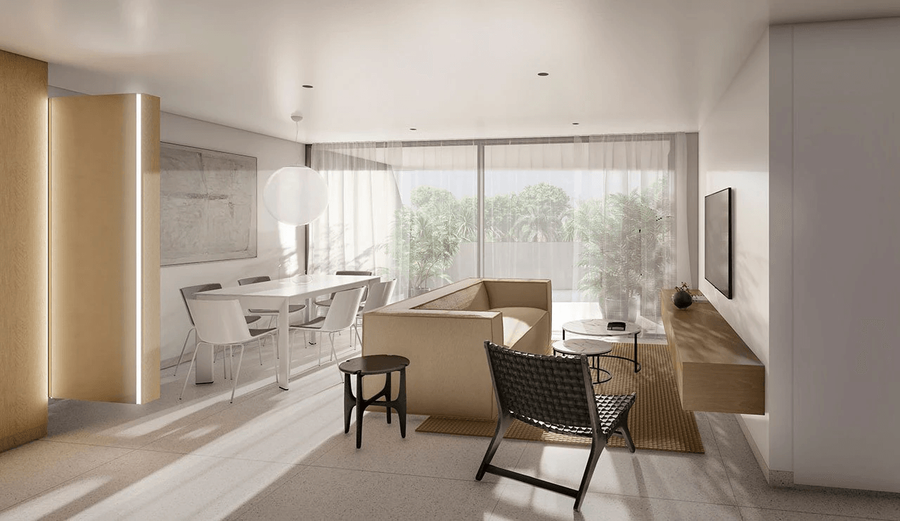 Penthouses de 2 chambres et 2 salles de bain dans un complexe privé avec piscine communautaire et SPA