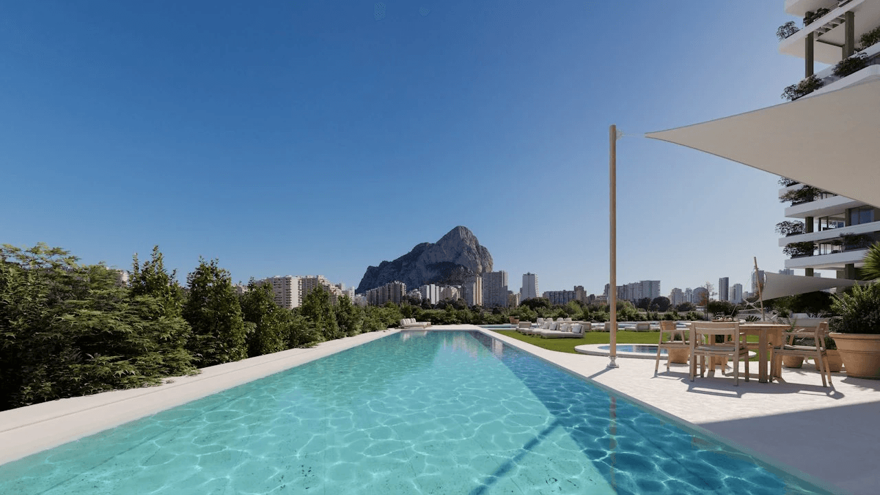 Appartements de luxe avec 2 chambres à coucher et vue sur la mer dans un développement exclusif avec piscines à débordement et spa/espace détente