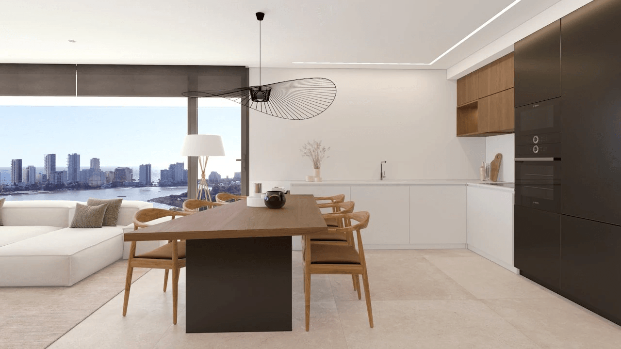 Appartements de luxe avec 2 chambres à coucher et vue sur la mer dans un développement exclusif avec piscines à débordement et spa/espace détente