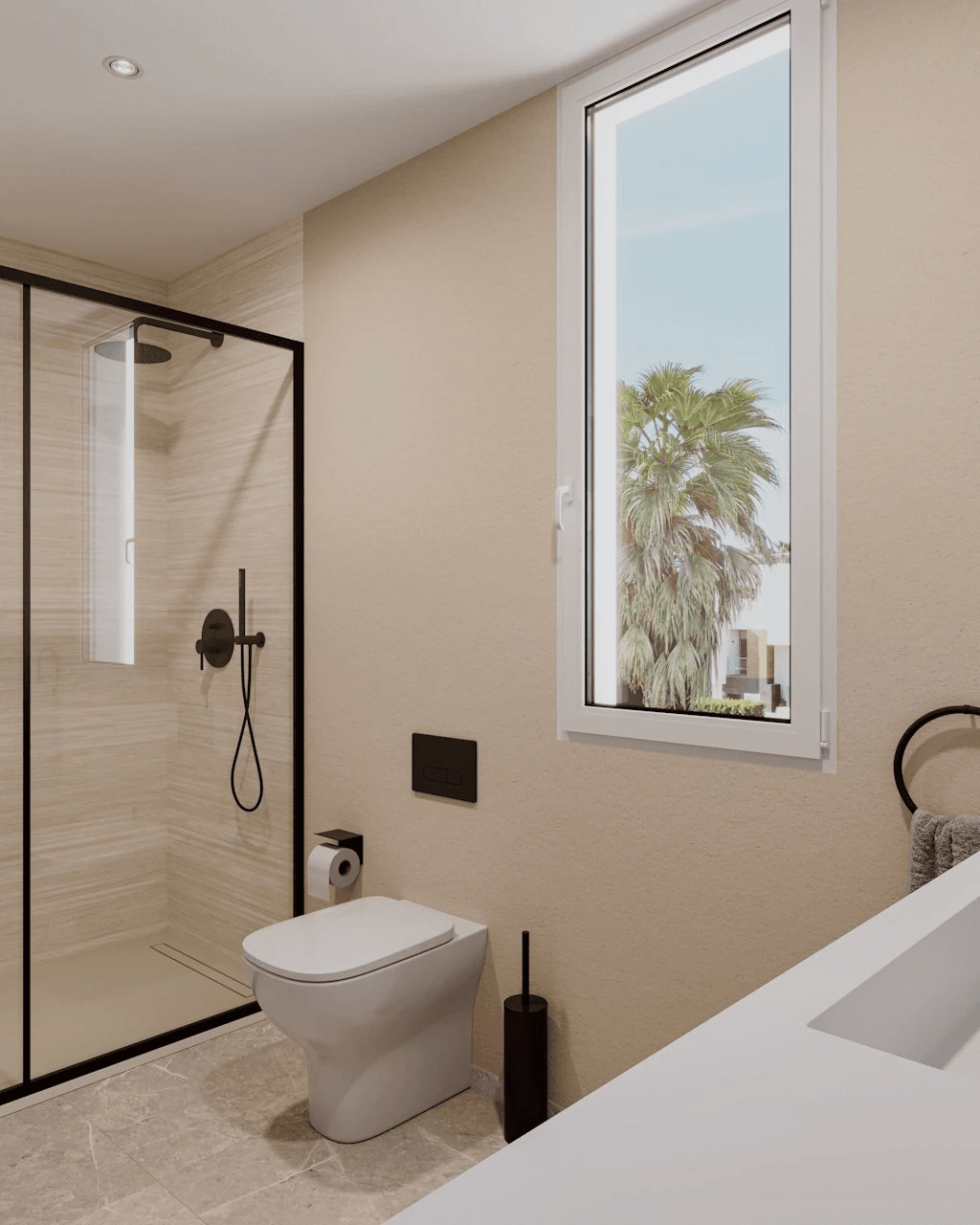 Villa jumelée de 3 chambres à coucher, 2 salles de bain, air conditionné et piscine privée dans le complexe La Finca Golf
