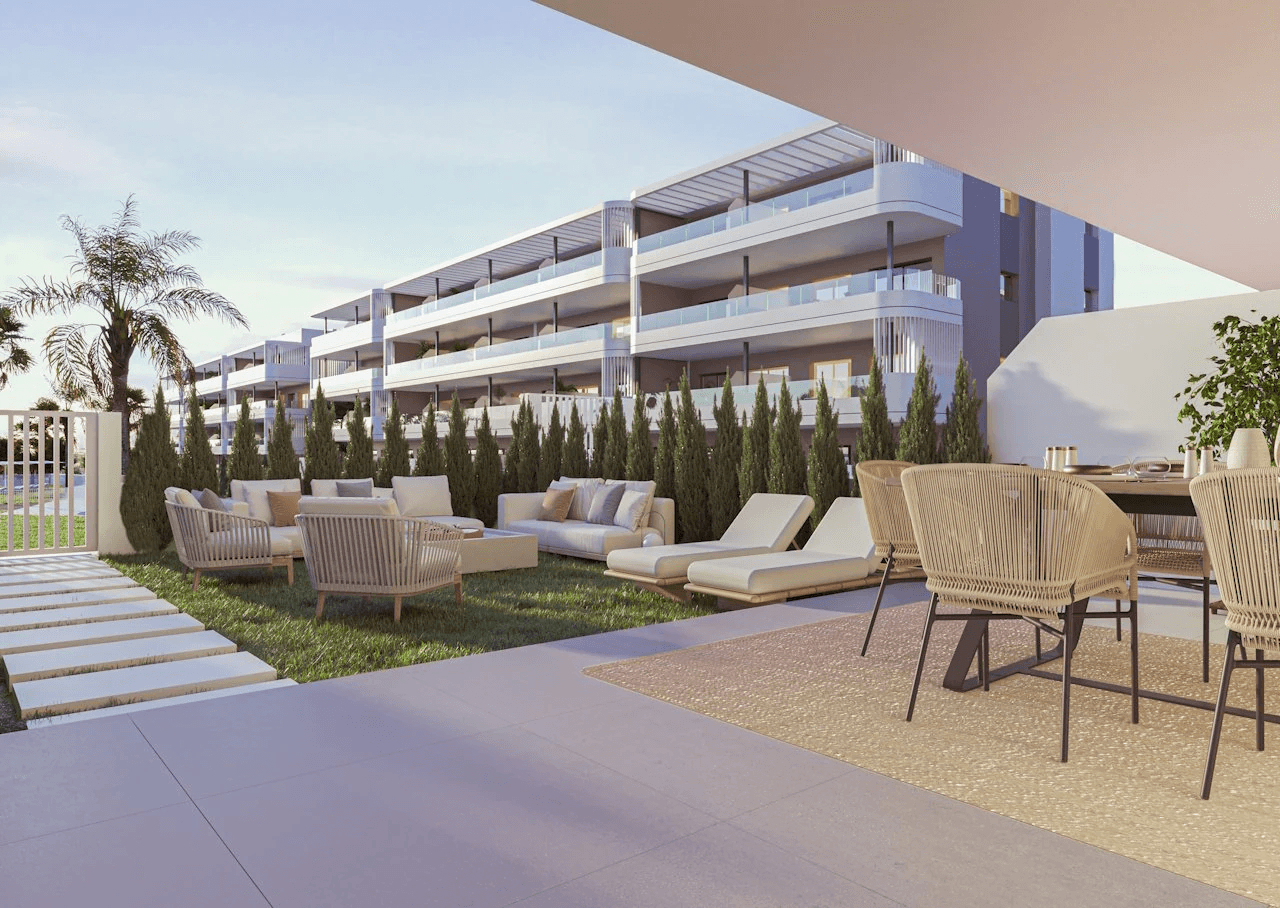 Appartements avec 3 chambres, préinstallation de climatisation et piscine communautaire