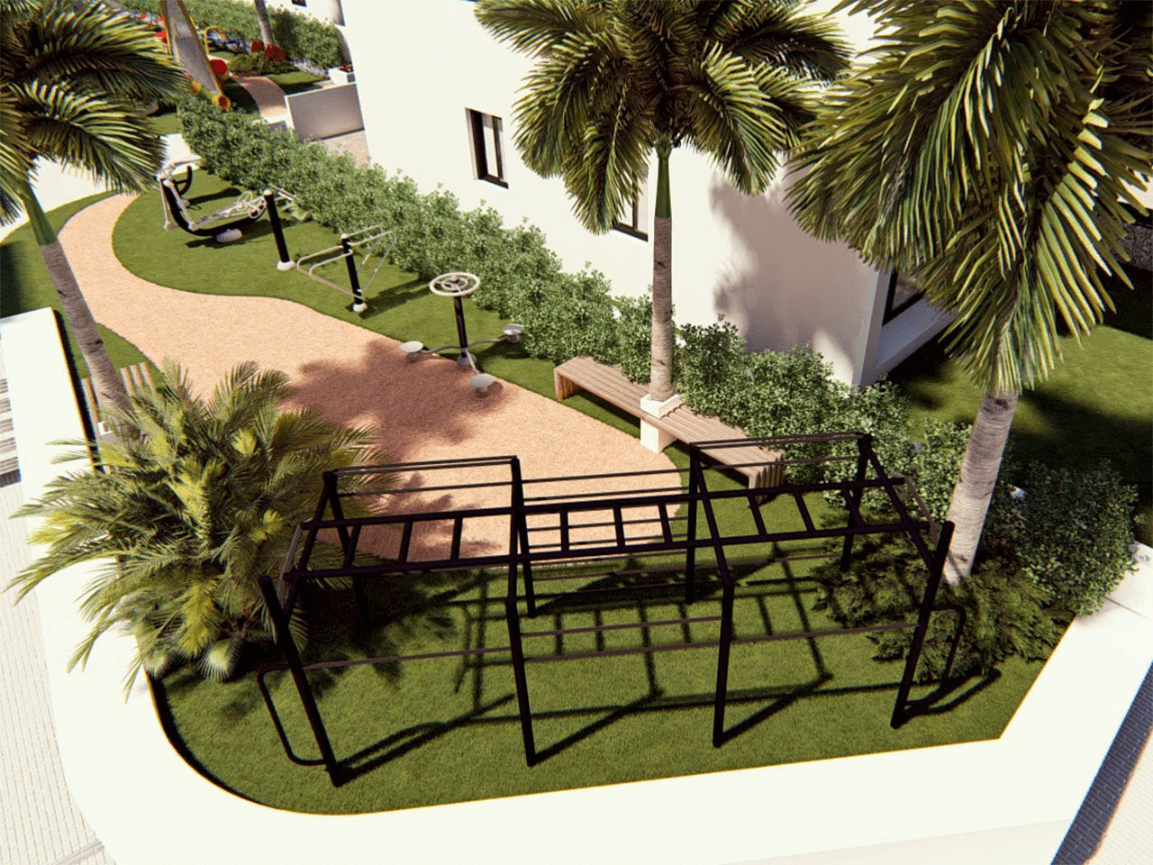 Appartements de 2 chambres et 2 salles de bain au rez-de-chaussée avec 2 terrasses, stationnement en option et piscine communautaire