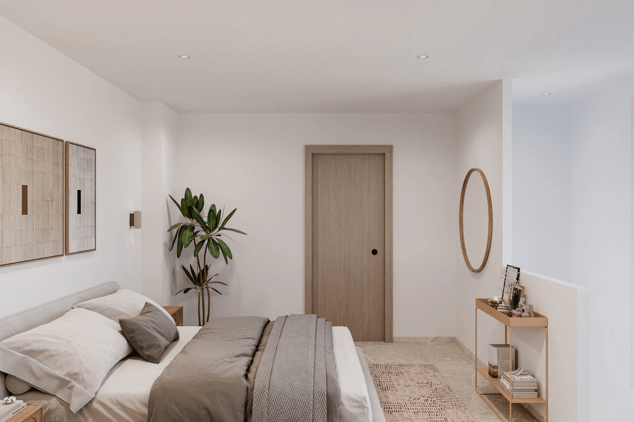 Villa jumelée de 3 chambres à coucher, 2 salles de bain, air conditionné, sous-sol et piscine privée dans le complexe La Finca Golf
