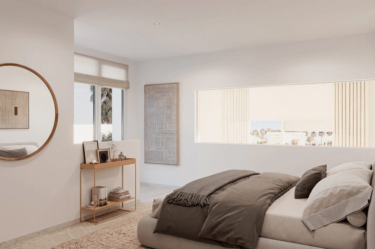 Villa jumelée de 3 chambres à coucher, 2 salles de bain, air conditionné et piscine privée dans le complexe La Finca Golf