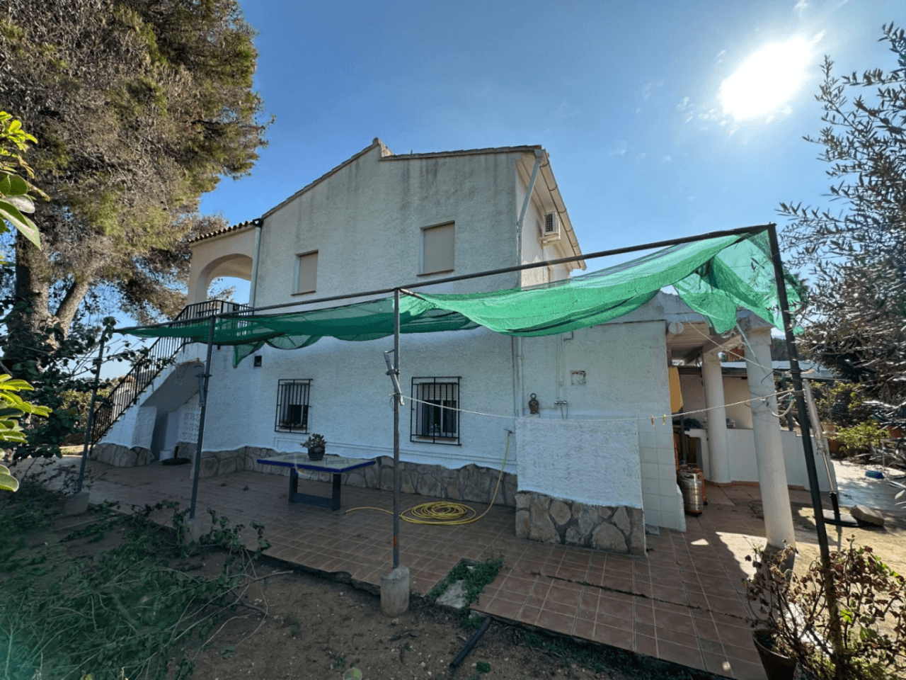 Maison de campagne avec 2 logements et vue sur la mer à Pego