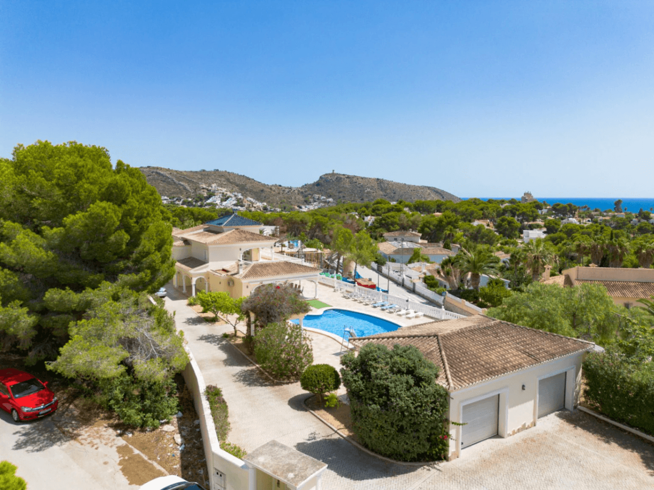 Große elegante Villa mit Meerblick zu verkaufen in Moraira