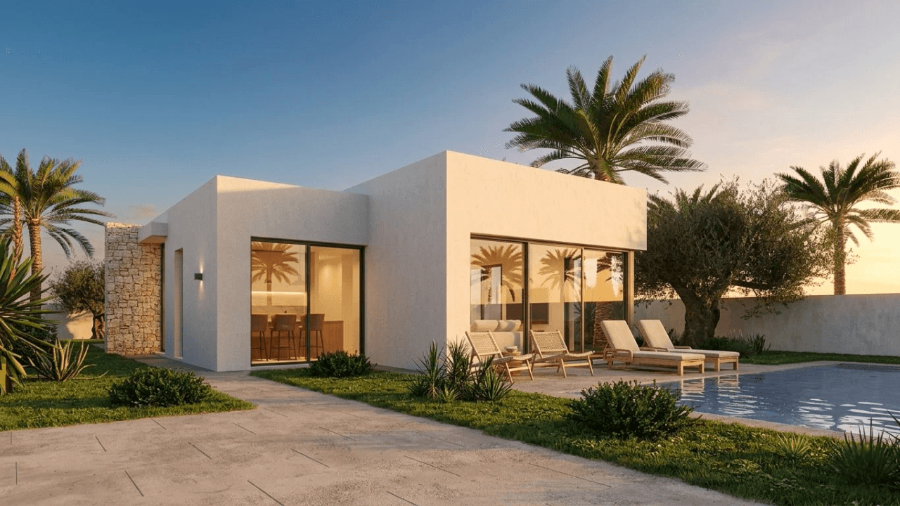 Neubauprojekt: Moderne Villen mit privatem Pool in Els Poblets – schlüsselfertig!
