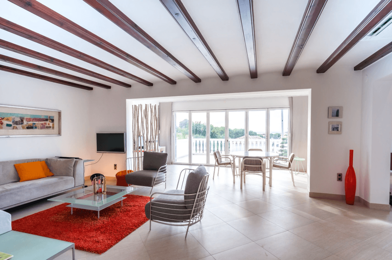 Villa con vista al mar en venta en Moraira, a poca distancia del centro