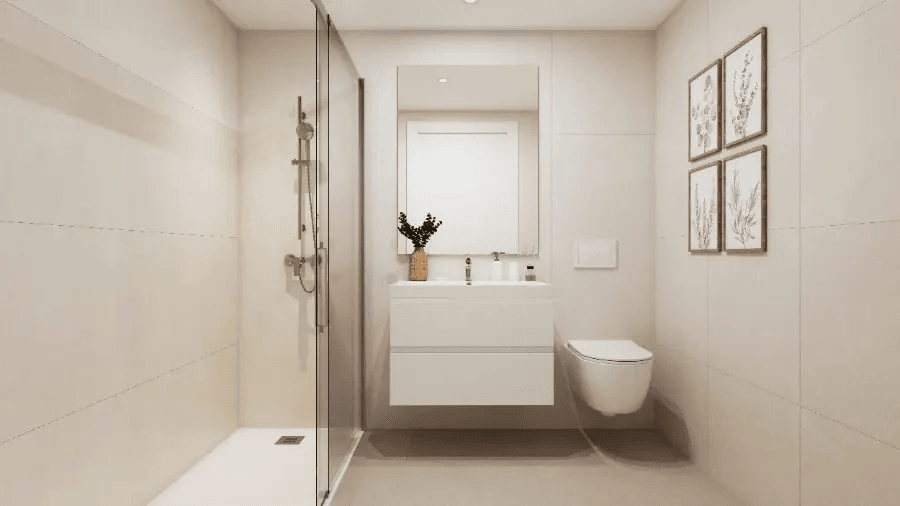 Appartement neuf avec 2 chambres à 200 m de la plage