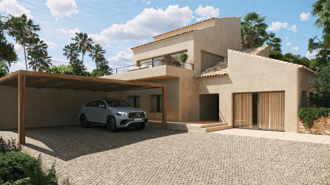 Villa mediterránea al estilo de Ibiza con vistas al Montgó – Jávea
