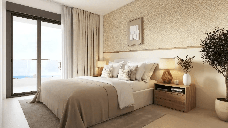 Appartement neuf avec 2 chambres à 200 m de la plage