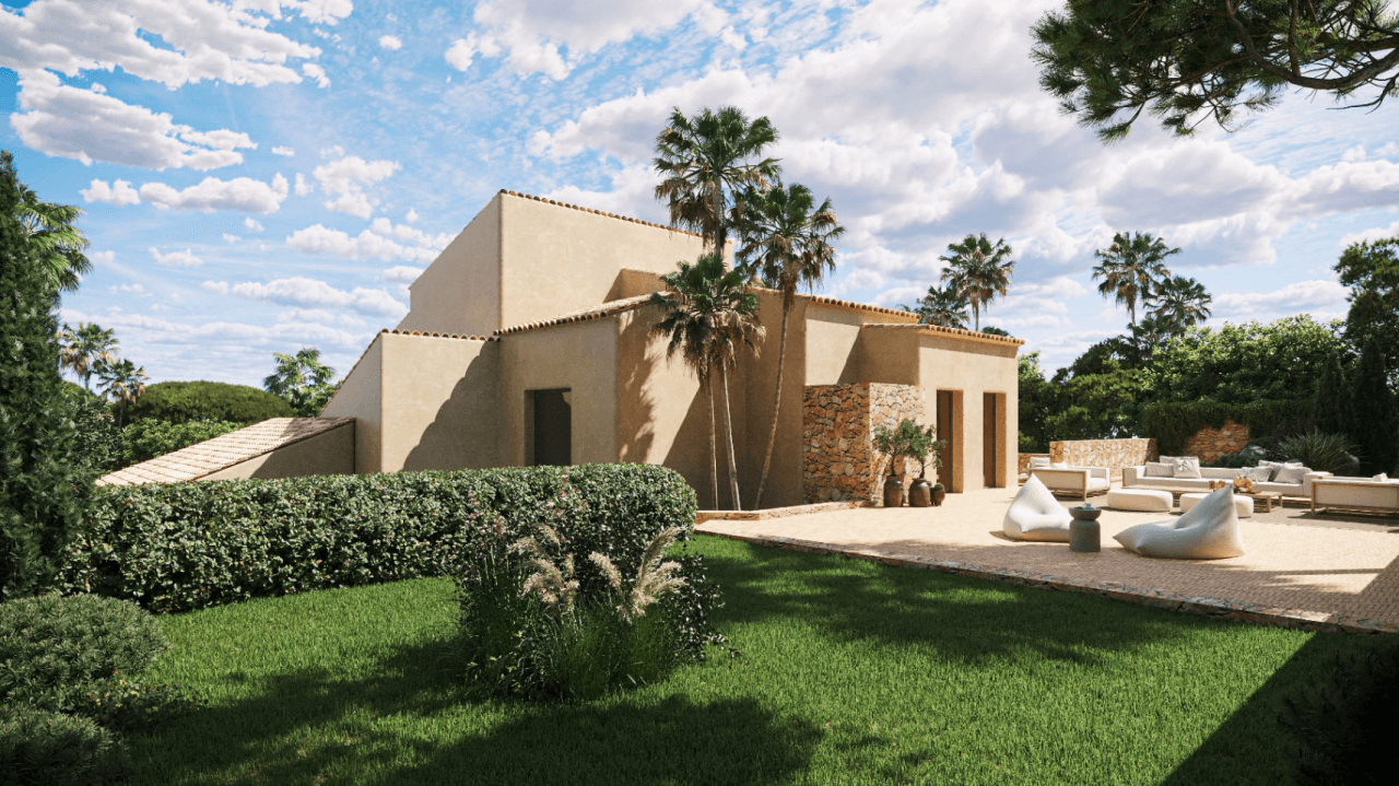 Villa mediterránea al estilo de Ibiza con vistas al Montgó – Jávea