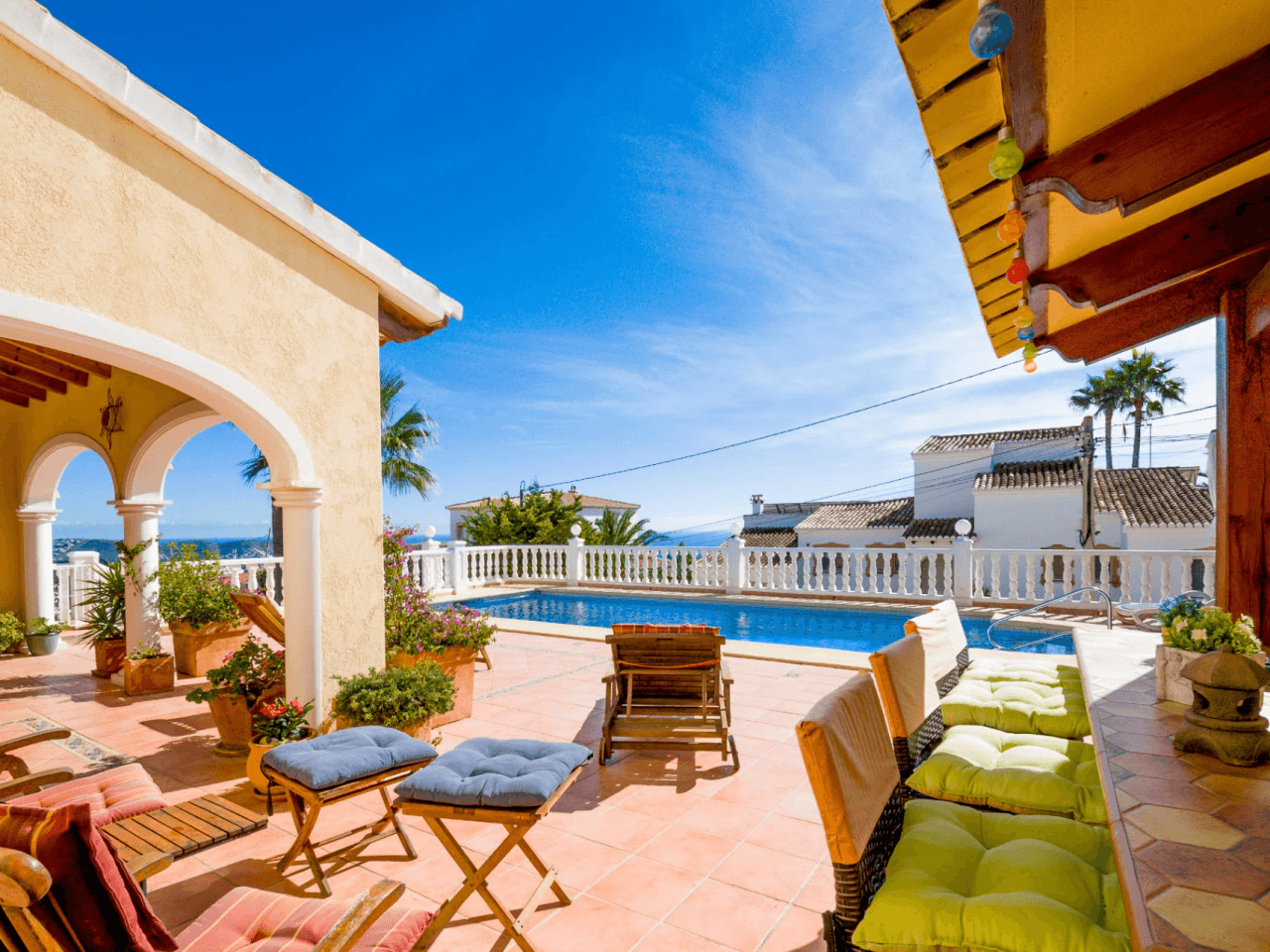 Villa in Benissa mit Meerblick und separatem Gästeapartment
