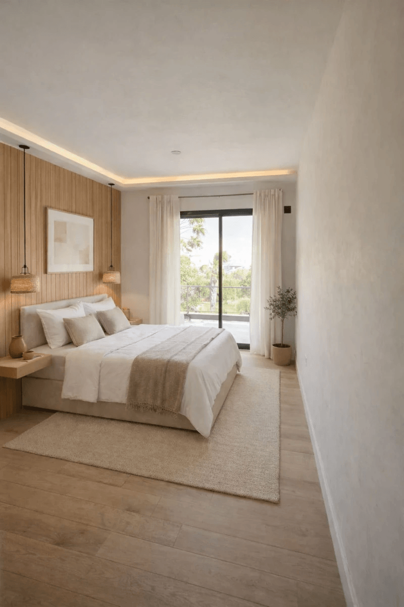 Penthouse moderne avec terrasse, place de parking et bien plus encore.