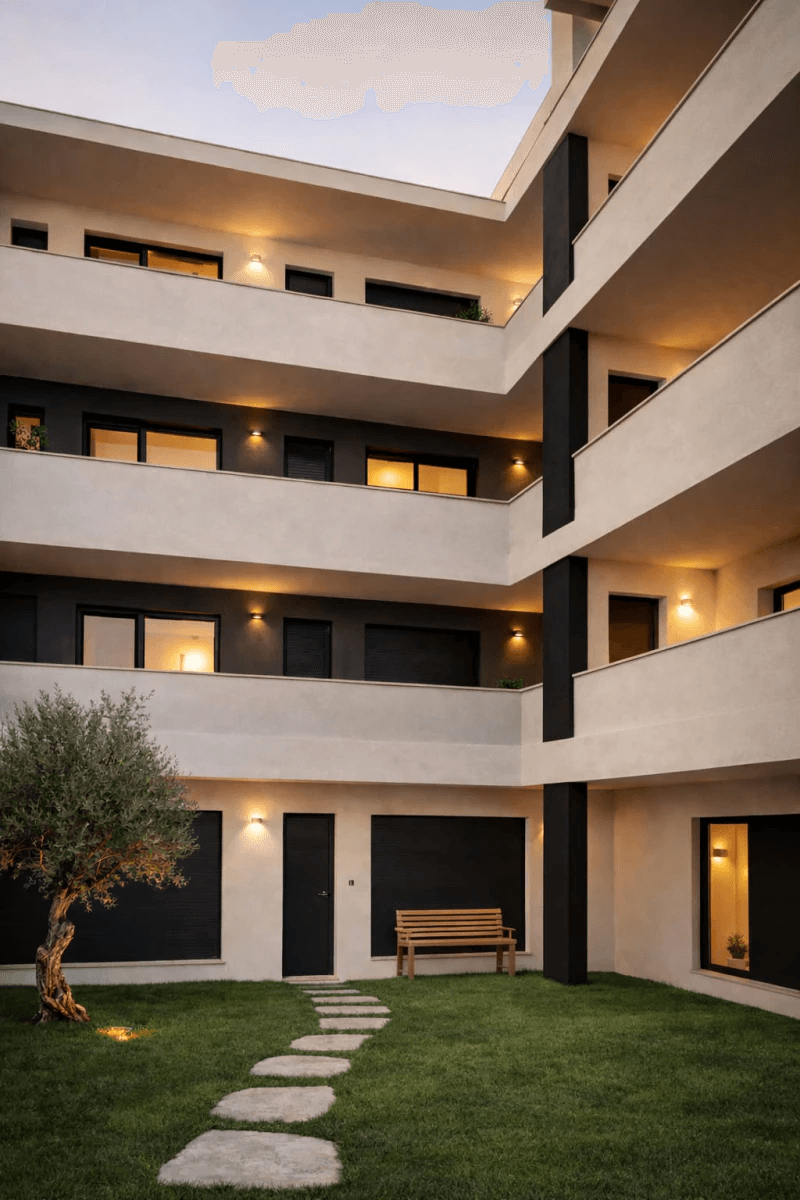 Ático moderno con terraza, plaza de garaje y mucho más.